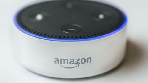 The second-gen, mini-sized Amazon Echo Dot smart speaker is just as smart as the first at nearly half the cost, and it’s better at hearing you, too. (Handout/TNS)
