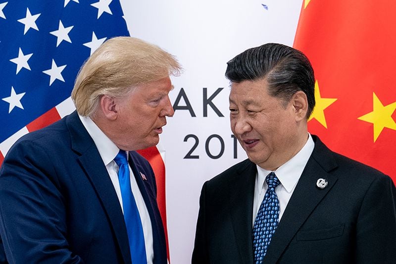 Ongoing trade tensions between the world's two largest economies took a toll on world economic growth in 2019 and caused wild swings on Wall Street as uncertainty gripped financial markets throughout much of the year.