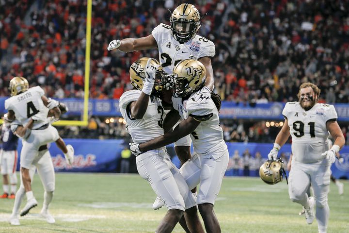 Photos: Auburn and UCF square off in Chick-fil-A Peach Bowl