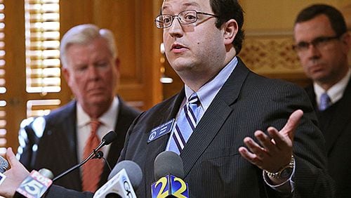 State Sen. Josh McKoon, R-Columbus, accused multinationals based in Georgia of trying to impose their "liberal, far-left cultural norms" on the citizens of the state.