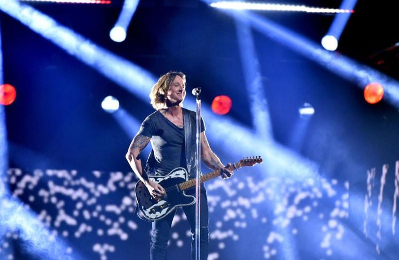 Singer-songwriter Keith Urban performs onstage during the 52nd annual CMA Awards at the Bridgestone Arena on November 14, 2018 in Nashville, Tennessee. Urban won the award for Entertainer of the Year.