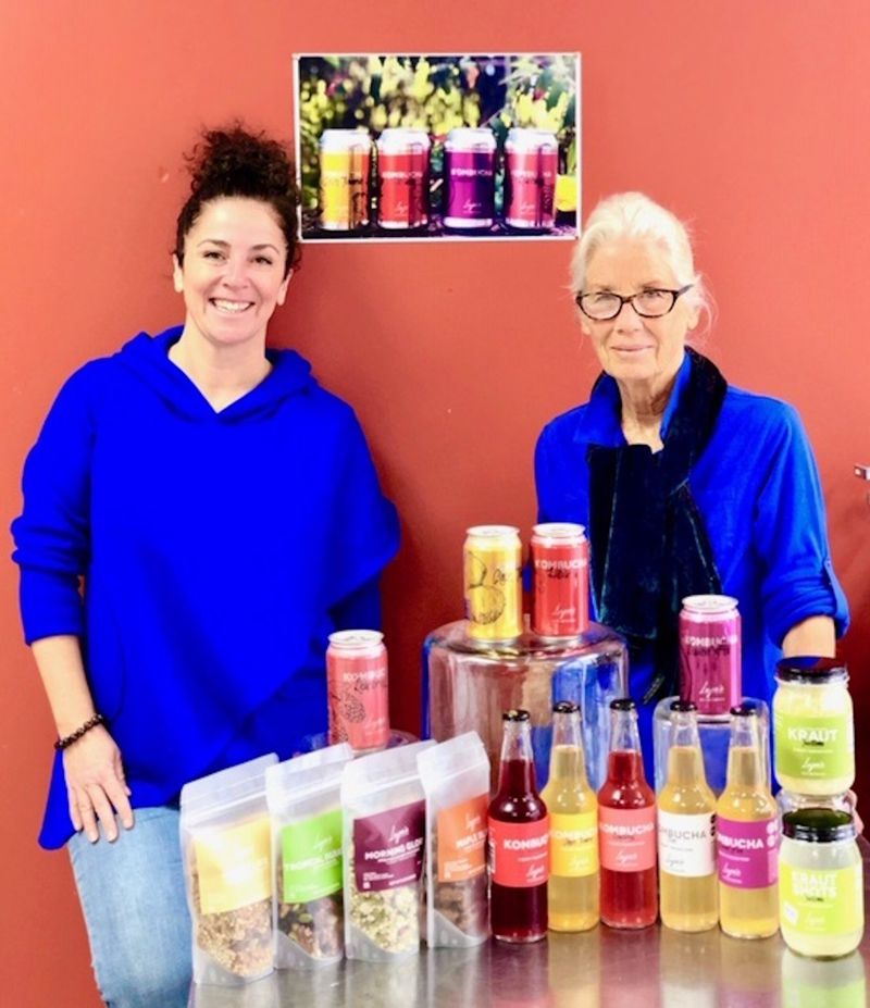 Claire (left) and Lupa Irie are the mother-daughter team behind Lupa’s Kitchen, a line of germinated trail mixes, house-fermented kombucha and handmade sauerkraut. CONTRIBUTED BY LUPA’S KITCHEN
