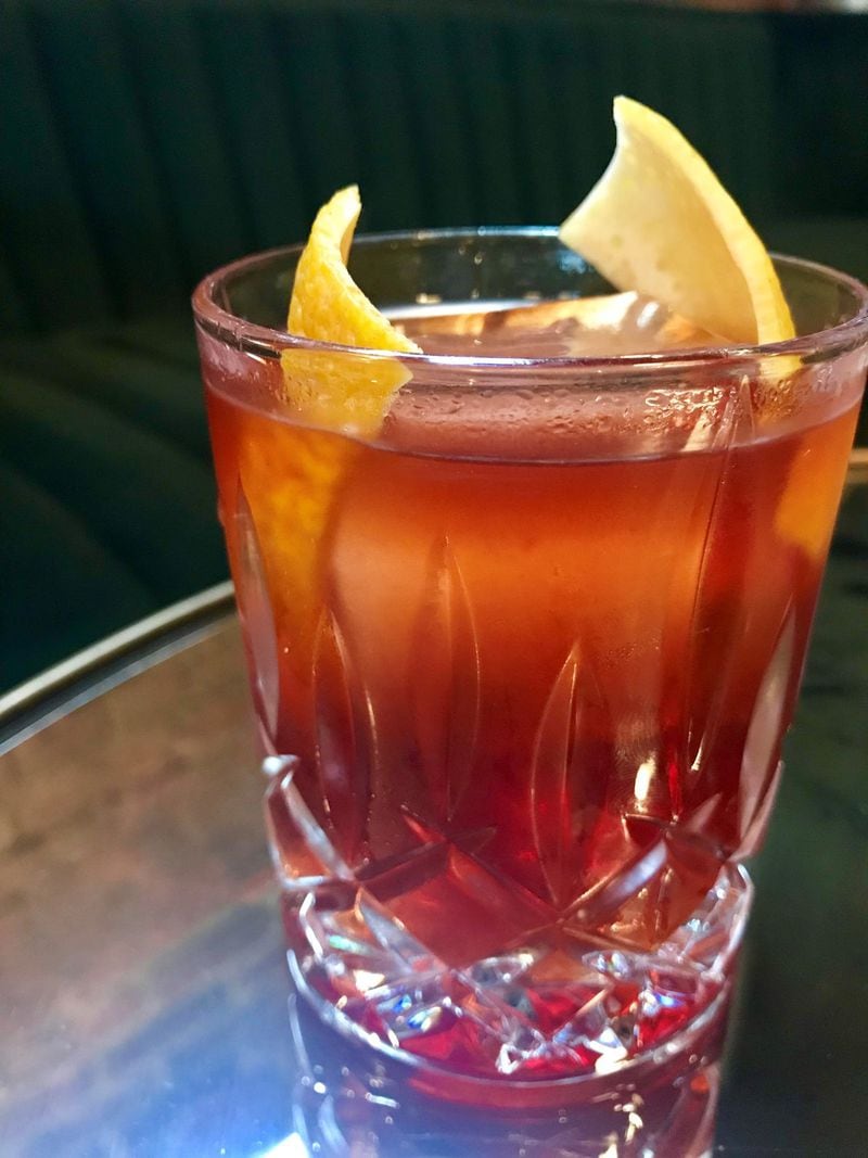 Parlor’s Mr. Jones cocktail is a variation of an Old-Fashioned. LIGAYA FIGUERAS / LFIGUERAS@AJC.COM