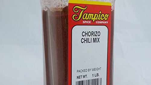 Tampico chorizo chili seasoning mix adds a mildly warm kick to Mexican-inspired dishes.