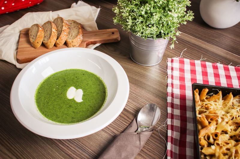 Leeks feature heavily in spring soup recipes because they’re deliciously in-season this time of year.