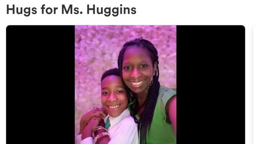 Friends and colleagues of Burgess-Peterson Academy teacher Dionne Huggins have created a GoFundMe account to help pay for her medical expenses and support her son. Huggins is in a local hospital being treated for a serious illness, colleagues say. (Courtesy of GoFundMe)