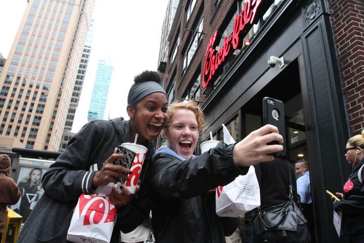 NYC Chick-fil-A opens its doors