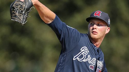 Left-hander Evan Rutckyj was returned to the Yankees on Friday. The Braves selected him in the Rule 5 Draft in December and had to offer him back to the Yankees after deciding not to keep him on their major league roster for the 2016 season season. (Curtis Compton / ccompton@ajc.com)