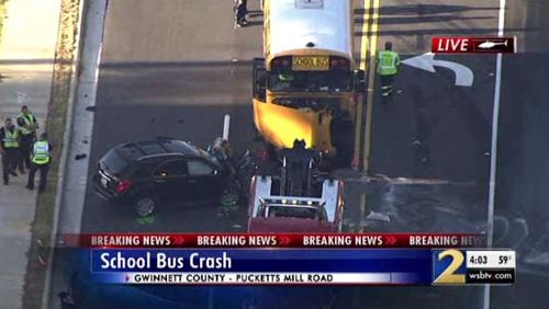 The driver of the SUV did not survive the crash with the school bus.