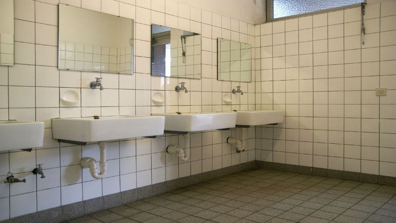 File photo of a school bathroom.