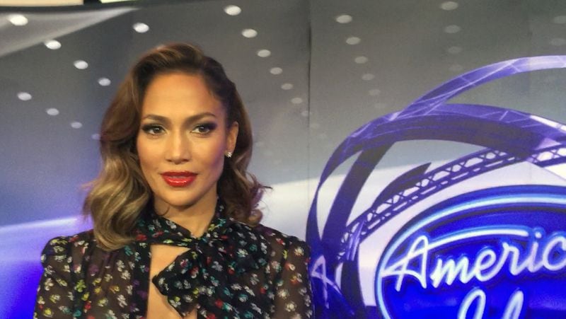 Jennifer Lopez at the "American Idol" auditions Atlanta. CREDIT: Rodney Ho/rho@ajc.com