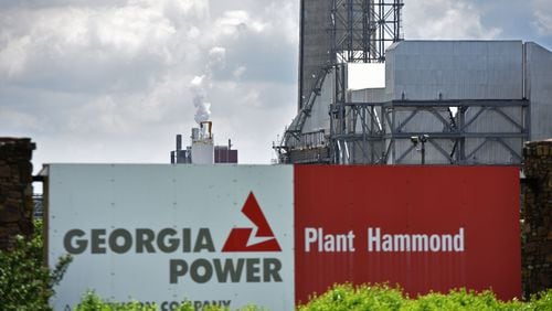 May 12, 2015 Rome - Picture shows Georgia Power Company's Plant Hammond, a coal-fired power station, near Rome on Tuesday, May 12, 2015. HYOSUB SHIN / HSHIN@AJC.COM