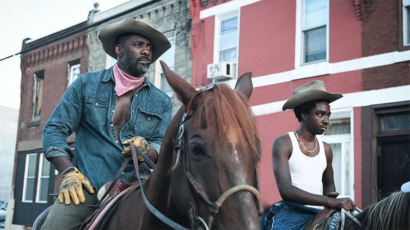 Idris Elba stars in a new film about Black cowboys called "Concrete Cowboy" on Netflix. NETFLIX