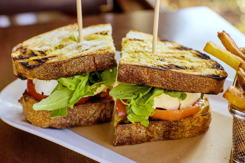 Osteria Mattone offers a grilled caprese sandwich on the brunch and lunch menus.