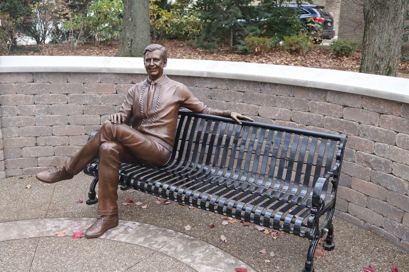 A statue of Fred Rogers is one of the sights along a trail of destinations connected to the famous TV personality. Contributed by Visitpa.com