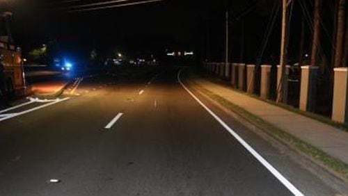 Gwinnett County police are looking for the driver of a red sedan who struck a Smyrna woman as she crossed Holcomb Bridge Road in Peachtree Corners on Monday night. The 28-year-old suffered life-threatening injuries in the collision.