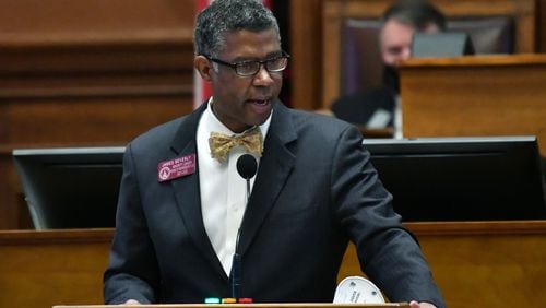 Minority Leader Rep. James Beverly, D-Macon, is critical of Gov. Brian Kemp's Pathways plan to tie Medicaid eligibility to work or academic requirements. (Hyosub Shin / Hyosub.Shin@ajc.com)