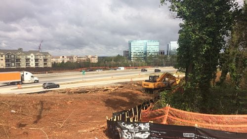 Trees are being removed from the side of Ga. 400 as part of a four-year, $800 million reconstruction of the interchange at the top of the Perimeter in the Dunwoody-Sandy Springs area. More lane closures have been announced for the area.