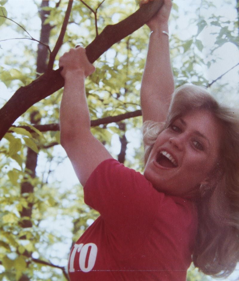 Kathy Scruggs during college. She attended Queens College (now Queens University) in Charlotte, N.C. 