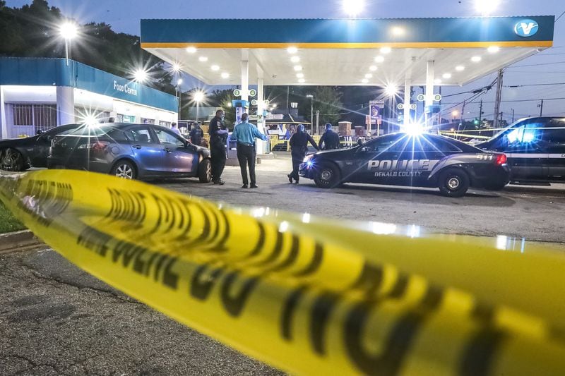 The deadly shooting at a Valero gas station on Candler Road remains under investigation Tuesday.