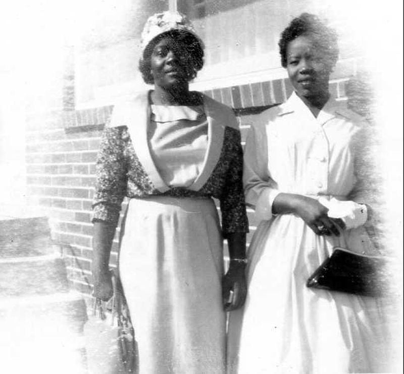 Rev. Emma Rowland with her daughter Vera in 1960. Photo courtesy of Rowland's granddaughter Cheryl Clark Pope.