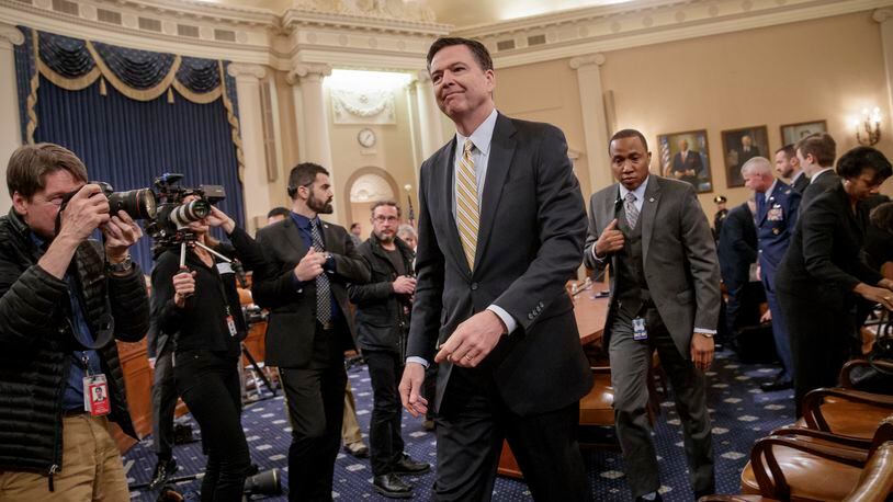 Then-FBI Director James Comey in March 2017. (AP Photo/J. Scott Applewhite, file)