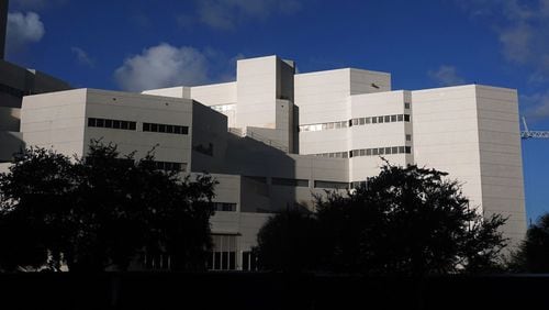 The Broward County jail is seen Wednesday, Oct. 23, 2019, in Fort Lauderdale, Florida.