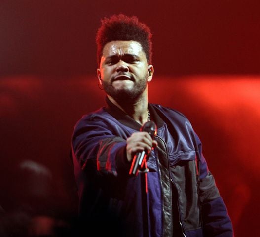 The Weeknd performs at Philips Arena in Atlanta