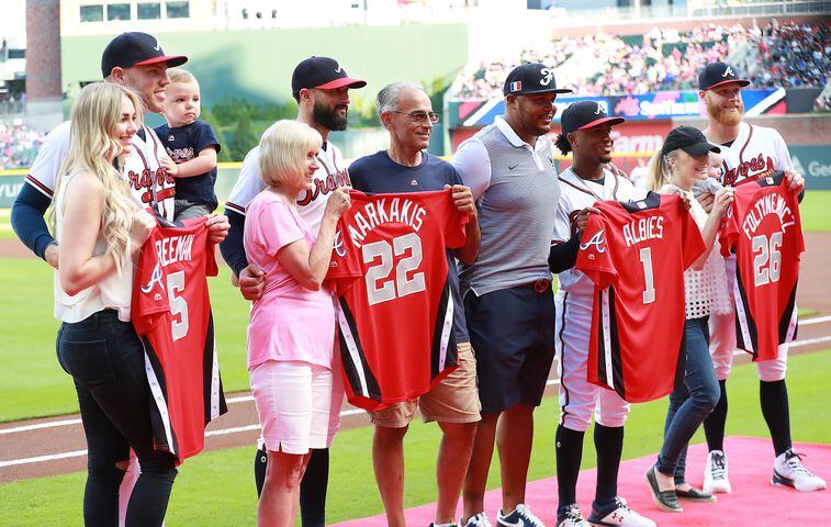 Photos: Braves’ All-Stars come home