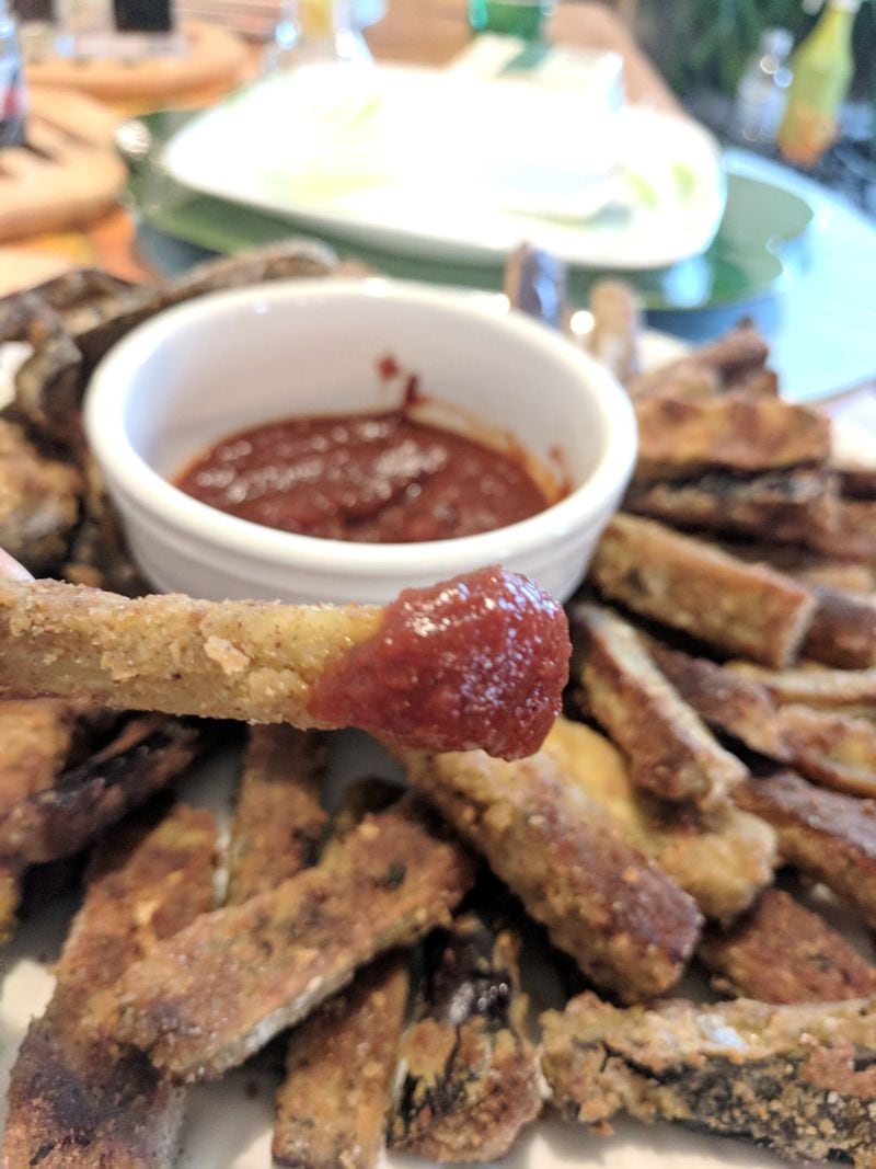 You can get creative with the ketchup you serve with Baked Eggplant Fries. CONTRIBUTED BY PAULA PONTES