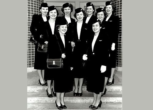 Delta uniforms through years