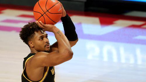 Guard Tyson Etienne, who played at Wichita State, signed an Exhibit 10 contract with the Hawks on Monday afternoon. (Carmen Mandato/TNS)