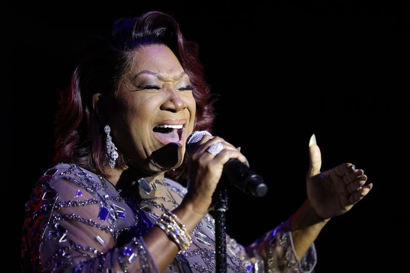 Award-winning musical legend Patti LaBelle performs during the sold-out show for the grand opening of the  Stockbridge Amphitheater on Saturday, September 25, 2021. (Photo by Miguel Martinez for The Atlanta Journal-Constitution)