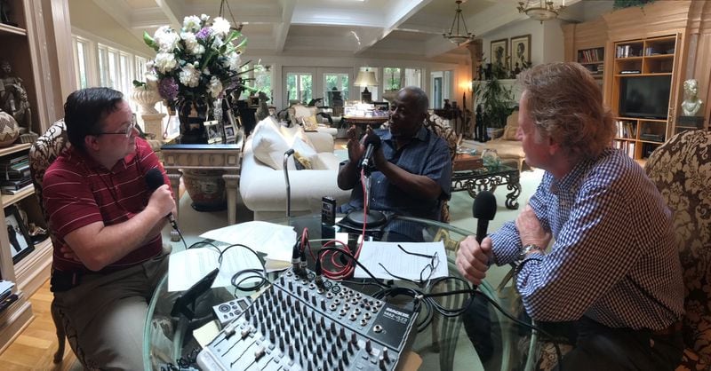 WSB Radio's Jay Black and Chris Camp interview baseball legend Hank Aaron.