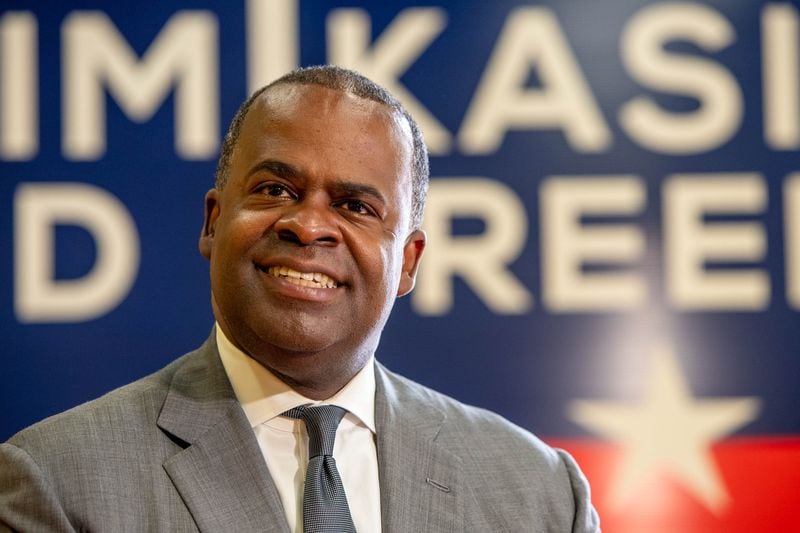Former mayor Kasim Reed accepted an endorsement from the International Association of Fire Fighters Local 134.  (Jenni Girtman for The Atlanta Journal-Constitution)