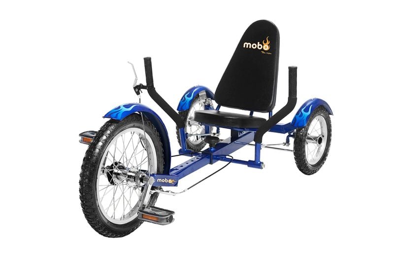 Tricycles are for adults as seen in a Mobo recumbent bike.
(Courtesy of Asa Products)