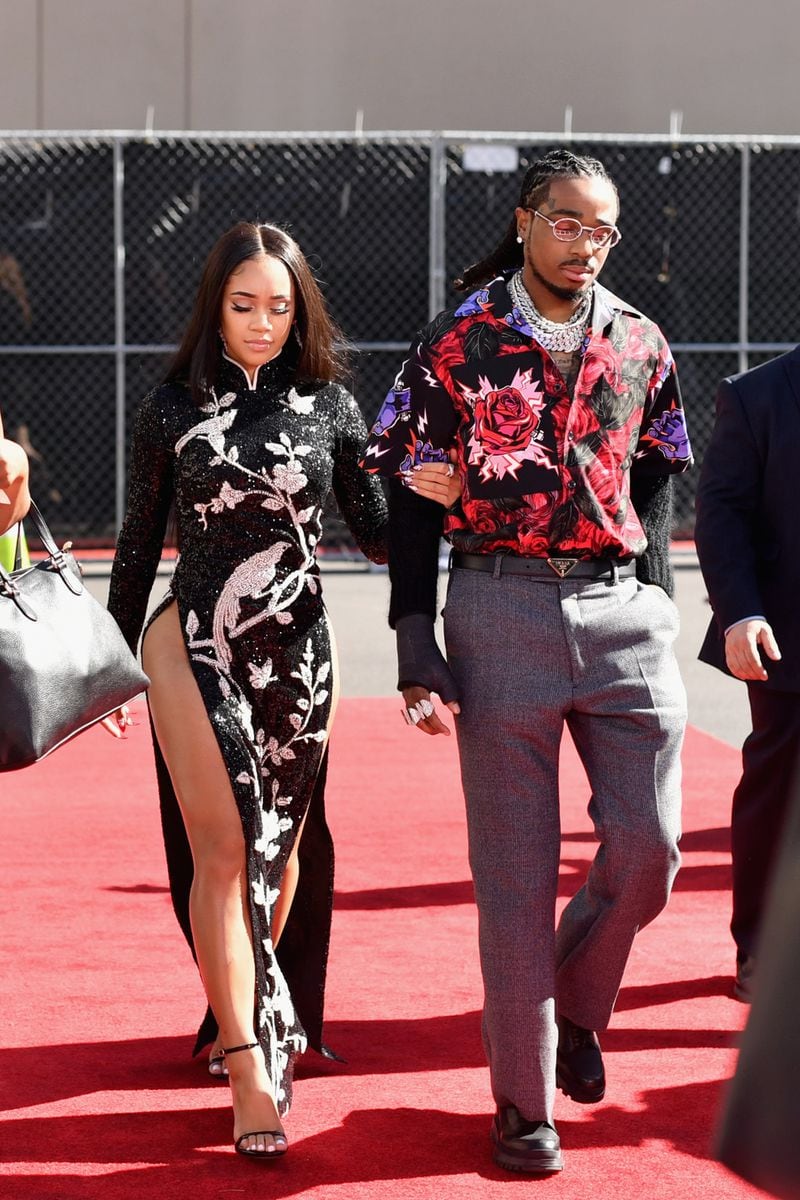 LAS VEGAS, NV - MAY 01:  (L-R) Saweetie and Quavo of Migos attend the 2019 Billboard Music Awards at MGM Grand Garden Arena on May 1, 2019 in Las Vegas, Nevada.  (Photo by Emma McIntyre/Getty Images for dcp)