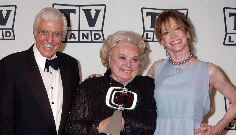 Dick Van Dyke, Rose Marie and Mary Tyler Moore during TV Land Awards: A Celebration of Classic TV in March of 2003 at the Hollywood Palladium in Hollywood, California.