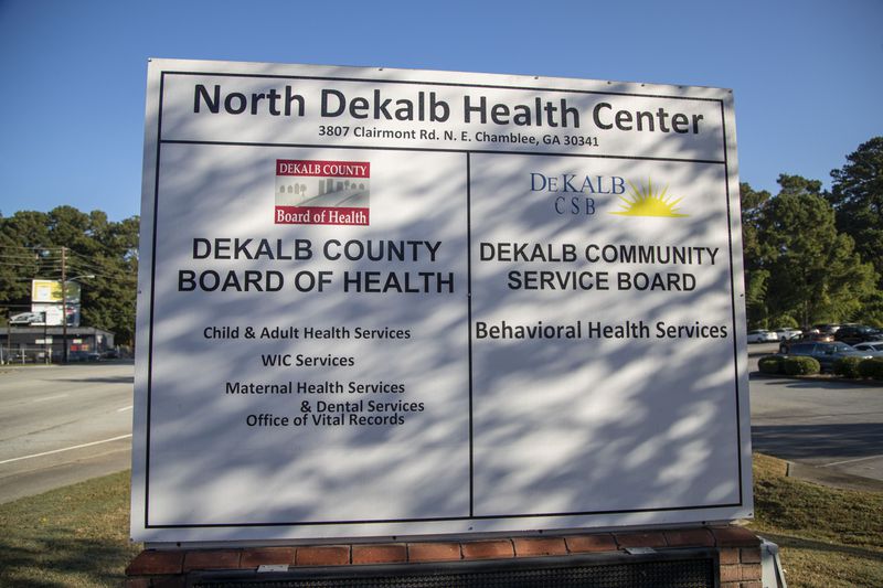 10/20/2020 - Chamblee, Georgia - The exterior of the North DeKalb Health Center in Chamblee, Tuesday, October 20, 2020.  (Alyssa Pointer / Alyssa.Pointer@ajc.com)