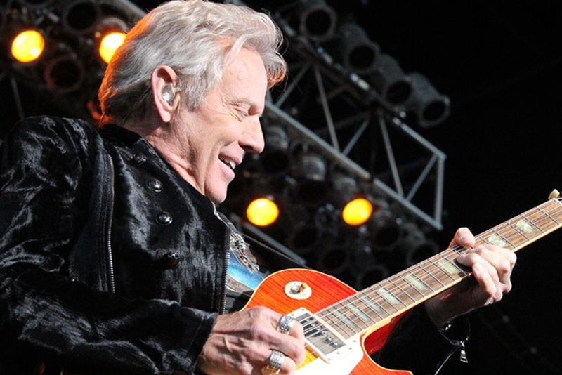 Don Felder rips out an effortless guitar solo. Photo: Melissa Ruggieri/AJC