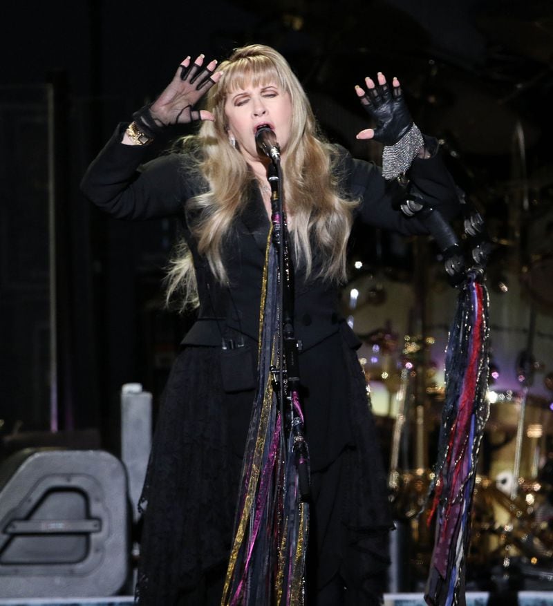 Steve Nicks isn't quite as smooth in movement or vocals as she was in decades past but she still makes for a mesmerizing presence on stage.