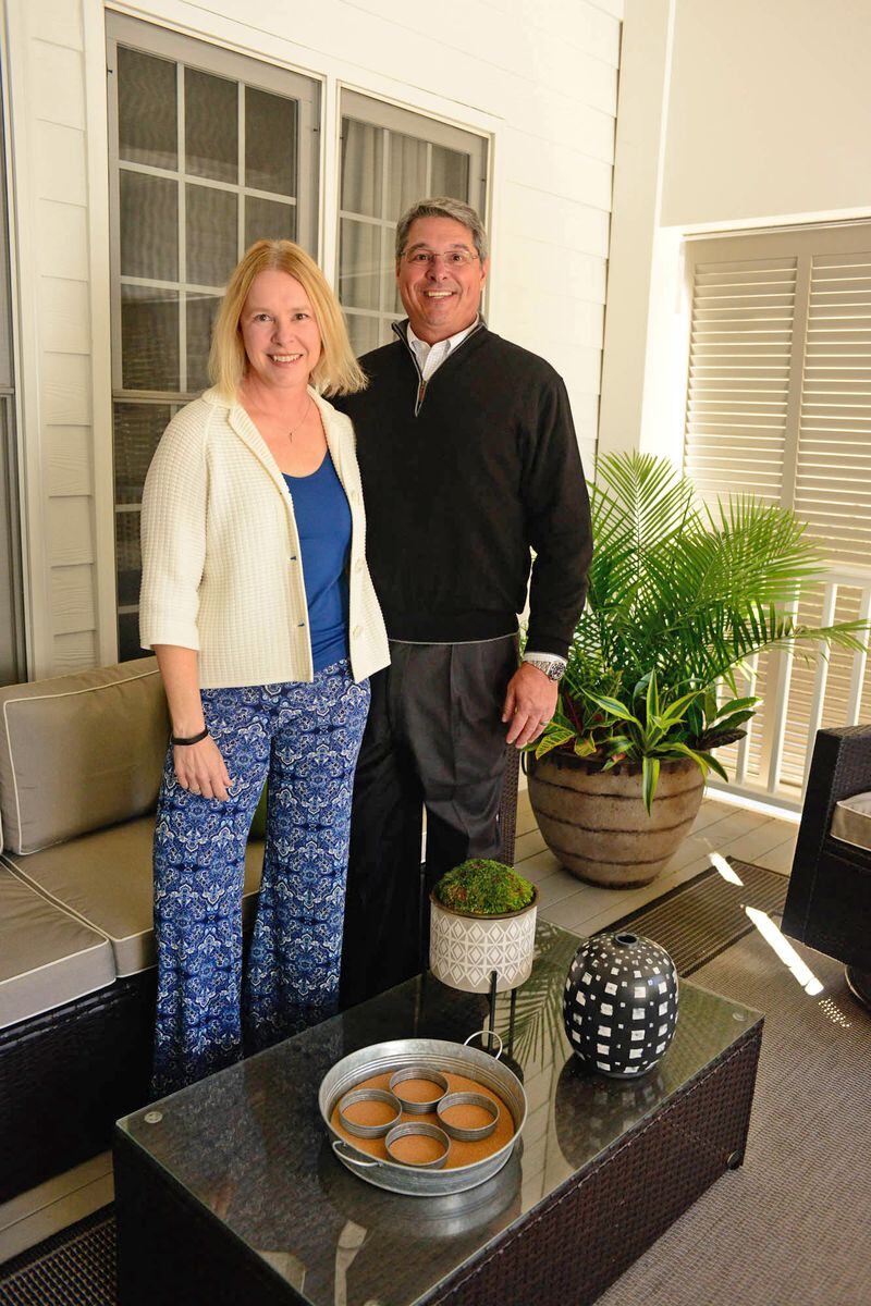 Lori Holt and Brian Chandler purchased their Brookhaven home in 2009. Brian manages the technical support desk for Northside Hospital. Lori is senior vice president of fuels and co-owned assets for Oglethorpe Power Corp.
