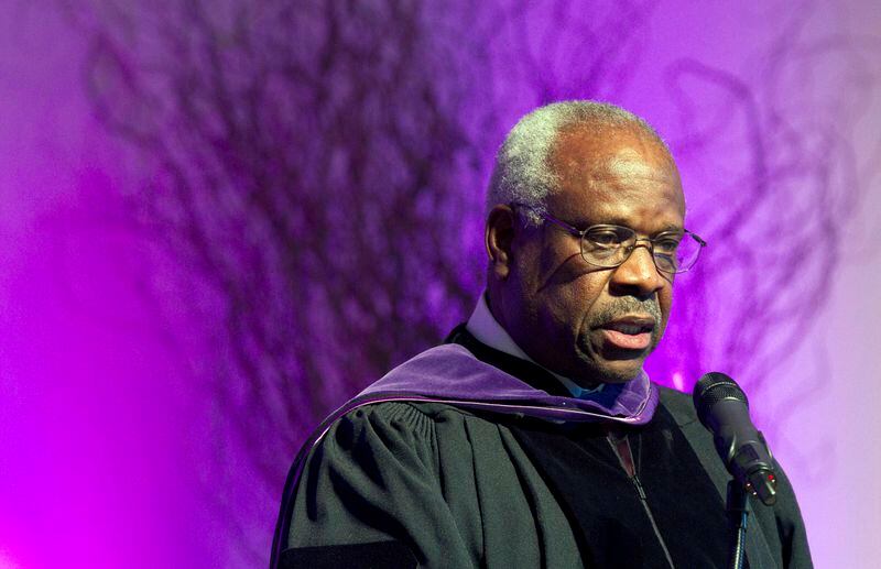 Justice Clarence Thomas in 2012 photo. Thomas called Monday’s ruling a “useless do-over.” (AP file)