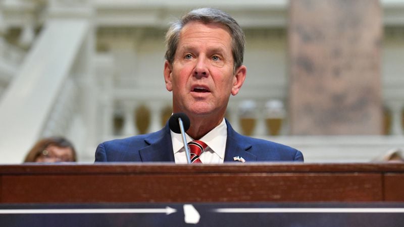 Gov. Brian Kemp, who incurred Donald Trump's wrath when he refused to participate in efforts to overturn the 2020 presidential election in Georgia, says he plans to vote for the former president in this year's election. (Hyosub Shin / Hyosub.Shin@ajc.com)