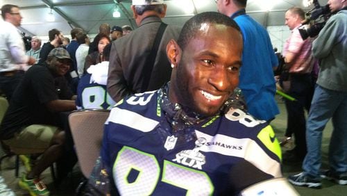 Fort Valley State's Ricardo Lockette is playing for his third straight Super Bowl team.