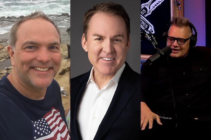 From left, Matt Jones, now a business development manager, will host Organic X again; Brian Phillips, who started 99X, is now back running the show; and former 99X night jock Will Pendarvis works at SiriusXM. Credit: FB profile/CUMULUS/YOUTUBE