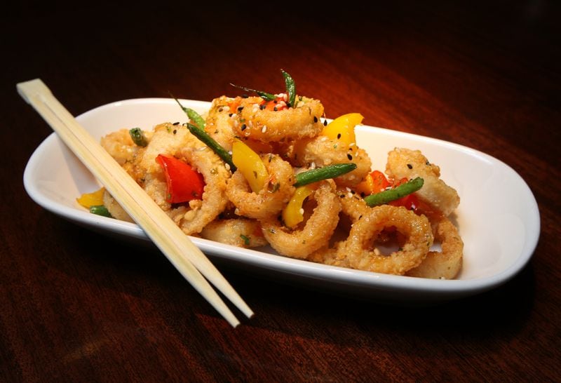 This serving of Buckhead Diner's sweet and spicy Thai chili calamari is from 2006. AJC file