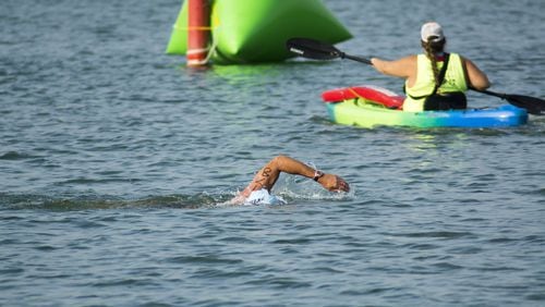 Summer fun means water. But the CDC warns to protect against sicknesses that bodies of water, even pools, can sometimes spread. Shown here, an event at Lake Lanier in 2016.