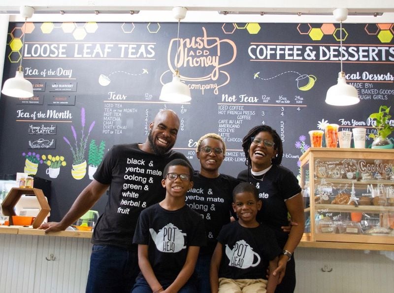 Just Add Honey is a family business for the Sheltons, including (from left) Jermail, William, Janiyah, Brandi and Carter. CONTRIBUTED BY JANIYAH SHELTON