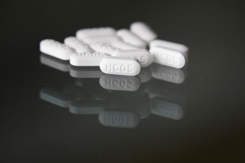 Hydroxychloroquine pills, used to treat malaria and other diseases, is being used by some medical providers in Georgia. The drug is not yet officially approved for fighting the new coronavirus, and scientists say more testing is needed before it’s proven safe and effective against COVID-19. AP PHOTO / JOHN LOCHER